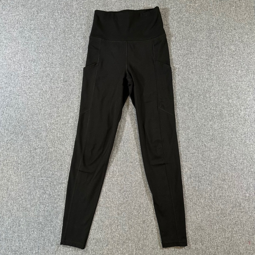 American Eagle Everything Pocket Leggings Womens XS Black High Waisted Gym Yoga